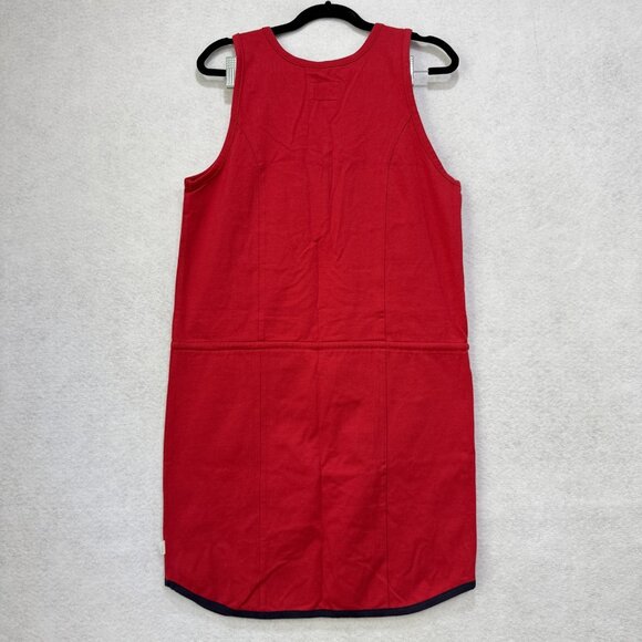 Burton Dress Womens Medium Red Sleeveless Tank Drawstring Casual Summer Tunic - Picture 6 of 8